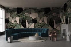 Repurposed Marble Green -Belartestudio Shop VibrantMinimalism RepurposedMarble BAS06307040 Green 4