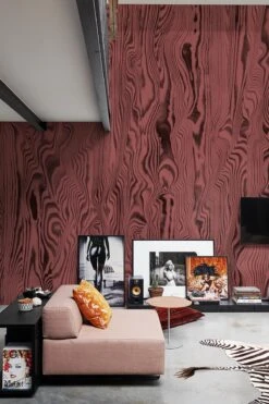 Vibrant Veneer Marsala Red