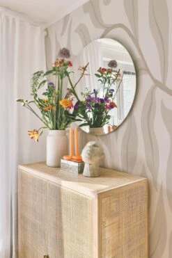 Leaves Soft Beige -Belartestudio Shop VintageGarden Leaves BAS00907042 SoftBeige 1