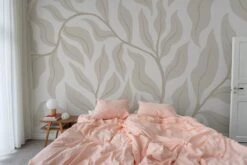 Leaves Soft Beige -Belartestudio Shop VintageGarden Leaves BAS00907042 SoftBeige 4