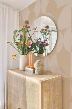 Retro Geometric Pale Yellow -Belartestudio Shop VintageGarden RetroGeometric BAS00904052 PaleYellow 1