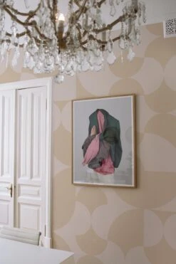 Retro Geometric Pale Yellow -Belartestudio Shop VintageGarden RetroGeometric BAS00904052 PaleYellow 2