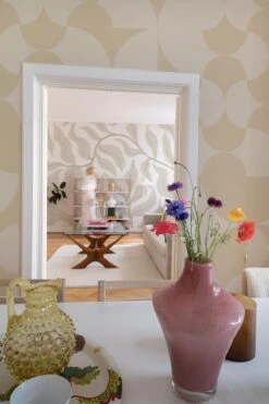 Retro Geometric Pale Yellow -Belartestudio Shop VintageGarden RetroGeometric BAS00904052 PaleYellow 4