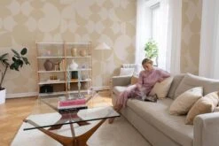 Retro Geometric Pale Yellow -Belartestudio Shop VintageGarden RetroGeometric BAS00904052 PaleYellow 6