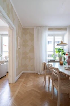 Retro Geometric Pale Yellow -Belartestudio Shop VintageGarden RetroGeometric BAS00904052 PaleYellow 7