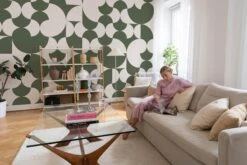 Retro Geometric Dark Green -Belartestudio Shop VintageGarden RetroGeometric BAS00908048 DarkGreen 5 06c522ad d5c0 444a 95d2 80c0b864277f