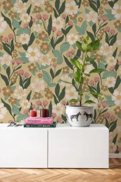 Vintage Garden Yellow -Belartestudio Shop VintageGarden VintageGarden BAS00910050 Yellow 4