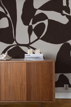 Abstract Faces Dark Brown -Belartestudio Shop VintageVibe AbstractFaces BAS00703079 DarkBrown 5