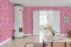 Citrus Tree Bright Pink -Belartestudio Shop VintageVibe CitrusTree BAS00705032 BrightPink 4 1