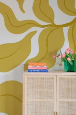 Leaves Yellow -Belartestudio Shop VintageVibe Leaves BAS00701050 Yellow 1