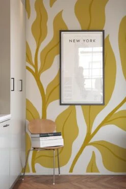 Leaves Yellow -Belartestudio Shop VintageVibe Leaves BAS00701050 Yellow 6