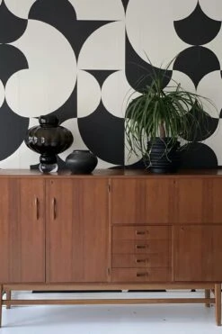 Retro Geometric Black -Belartestudio Shop VintageVibe RetroGeometric BAS00707010 Black 6 1