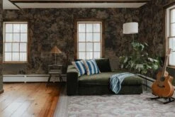 Tapestry Landscape Dark Blue -Belartestudio Shop VintgeTapestry TapestryLandscape BAS05703024 DarkBlue 1