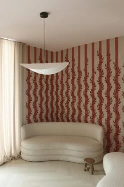 Botanical Stripe Red -Belartestudio Shop WarmBotanicals BotanicalStripe BAS04705030 Red 2