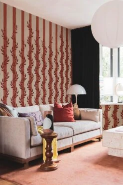 Botanical Stripe Red -Belartestudio Shop WarmBotanicals BotanicalStripe BAS04705030 Red 3