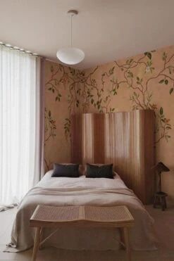 Chinoiserie Peach -Belartestudio Shop WarmBotanicals Chinoiserie BAS04703057 Peach 1