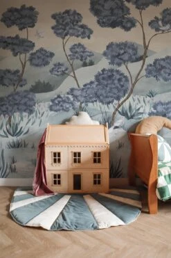 Woodland Birds Blue -Belartestudio Shop WoodlandKids WoodlandBirds BAS04103020 Blue 2