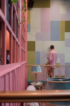 Bold Grid Pink/Green -Belartestudio Shop belarteSTUDIOxSebastianDollinger BoldGrid BAS05902119 Pink Green 4