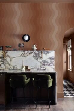 Faded Wave Terracotta