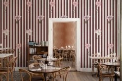 Stripe Meadow Burgundy -Belartestudio Shop belarteSTUDIOxSebastianDollinger StripeMeadow BAS05909035 Burgundy 3