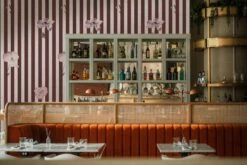 Stripe Meadow Burgundy -Belartestudio Shop belarteSTUDIOxSebastianDollinger StripeMeadow BAS05909035 Burgundy 5