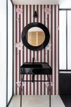 Stripe Meadow Burgundy -Belartestudio Shop belarteSTUDIOxSebastianDollinger StripeMeadow BAS05909035 Burgundy 7