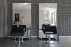 Linear Contrast Dusty Blue -Belartestudio Shop modernstripes linearstripes bas00110023 dustyblue 3