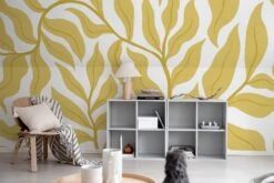 Leaves Yellow -Belartestudio Shop vintagevibe leaves bas00701050 yellow 3